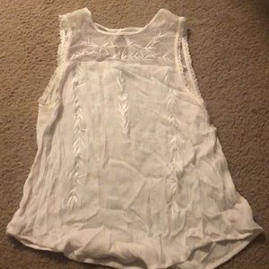 Charlotte Russe white dressy top